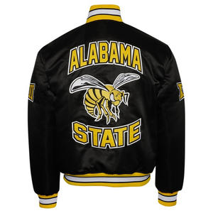 เสื้อแจ็กเก็ตบอมเบอร์ปักลายทาง asu State มีปกตั้งสำหรับฤดูหนาว - Product Image 4