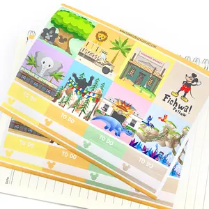 Special Hot Selling Custom Printed Sticker Paper Sheet Kiss Cut For Festival