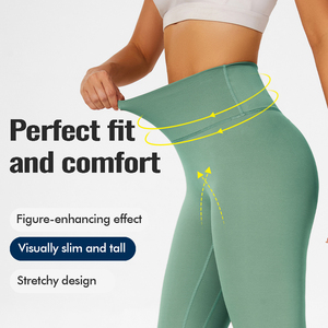 SEVENPALMS Leggings sans couture sans effort Scrunch Butt GYM Leggings femmes Push Up Booty collants d'entraînement Fitness extensible taille haute - Product Image 2