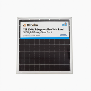 TES <b>200W</b> Polycrystalline <b>Solar</b> <b>Panel</b> 18V High Efficiency Glass Front - Product Image 2