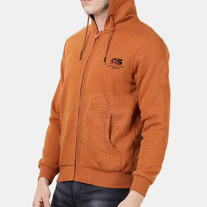 Mens Zipper Hoodie Casual Wear Customized Breathable Long Sleeve Mens Full Zip Hoodie Hoodies - Product Image 2