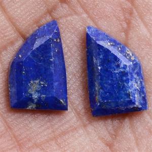 คุณภาพสูง10กะรัต Lapis Lazuli rosecut สร้อยคอ Cabochon โคลเวอร์9มม. แฟนซี30x13มม. คุณภาพสูง - Product Image 3