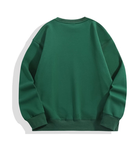 American Style Street Premium Sudadera para hombre Gradient Loose Plain Casual Crew Neck Sudaderas con capucha a granel - Product Image 4