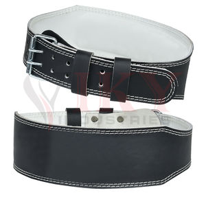 Ceinture de musculation en cuir de vachette PU durable, ceinture de musculation personnalisée pour la musculation et le cross-training - Product Image 4
