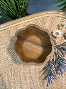 Tazón de servicio de madera reciclada respetuoso con el medio ambiente para compradores con conciencia ecológica accesible a un precio razonable - Product Image 2