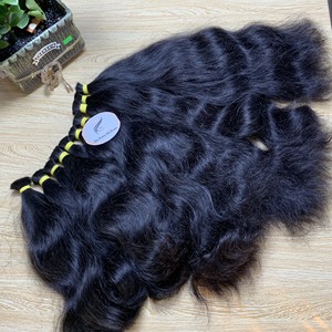 Cabello humano Natural Remy, sin procesar, virgen, vietnamita, rizado, cutícula - Product Image 4