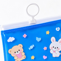 Sac cosmétique personnalisé en PVC transparent givré, pochette zippée portable en PVC imperméable, trousse de toilette de voyage pour femmes, fournisseur en gros