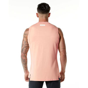 Breathable Custom Logo Sports <b>Muscle</b> Bodybuilding Quick Dry Plain Sleeveless <b>T</b>-<b>shirt</b> Gym Running Tanktop - Product Image 2