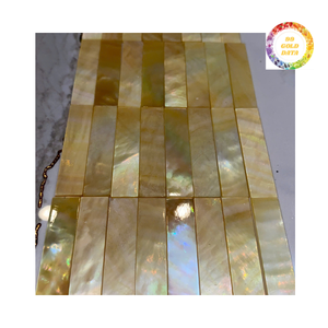 Tuiles en nacre de coquillages artisanales, mosaïque polie, pièce 99 GD - Product Image 3