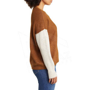 Pull d'hiver décontracté pour femmes de haute qualité OEM pull pour femmes en tissu respirant conçu sur mesure approvisionnement en usine - Product Image 4