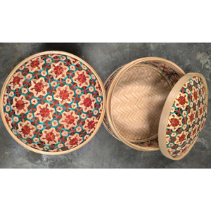 Caja de Joyería de Bambú Hecha a Mano con Tapa, Organizador Decorativo Ecológico, Logotipo Personalizado para Anillos, Aretes, Collares, Regalo - Product Image 4