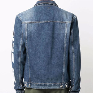 Dernière conception de veste en jean pour hommes, vente en gros de veste en jean pour hommes - Product Image 3