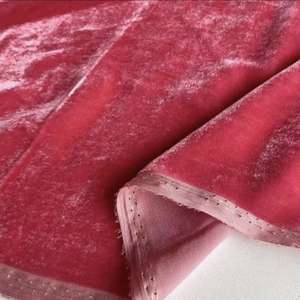 Gran Material de tela de terciopelo de seda, ropa textil ecológica para el hogar para cortinas, productos listos, precio barato, bonitos colores disponibles - Product Image 1