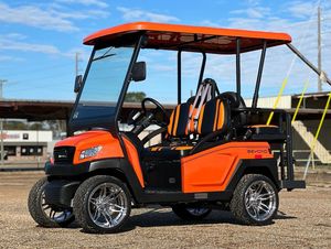 Conversion de voiturette de golf électrique ClubCar 4 places avec roues de 14 pouces pour la visite des sites touristiques et les véhicules de patrouille - Product Image 2