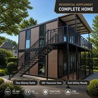 Maison pliante isolée Jiaken Arctic, maison conteneur pliante, logement modulaire pour climat arctique / -40°C ° Testé C