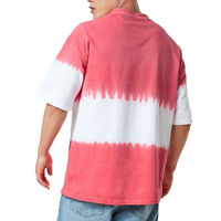 Camisetas Casuales de Cuello Redondo con Estampado Tie Dye para Hombre, al Por Mayor a Bajo Precio, de Poliéster y Algodón, de Secado Rápido y Transpirables