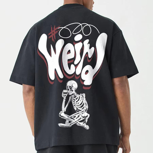 เสื้อยืดโอเวอร์ไซส์สำหรับผู้ชายเสื้อยืด240GSM ผ้าฝ้าย100% 2025ขนาดใหญ่พิเศษออกแบบได้ตามต้องการคุณภาพระดับพรีเมียม - Product Image 1