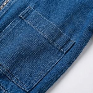 Casual Women Streetwear Denim Top <b>Coat</b> Long Sleeve Jackets Customized Color Stylish Outerwear Jean Clothing <b>Ladies</b> Apparel - Product Image 5