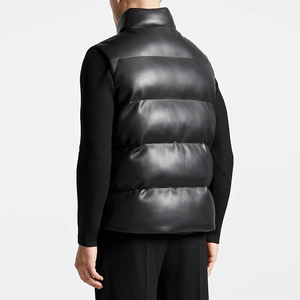 Gilet en cuir véritable tendance pour homme, style hip-hop, respirant, séchage rapide, vêtement d'extérieur décontracté, directement de l'usine - Product Image 6