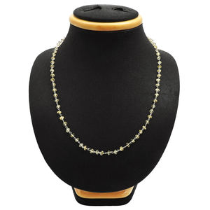 Collares delicados de piedras preciosas de citrino de la mejor calidad en plata 925, collares elegantes de piedra natal de diseño precioso para ella, venta al por mayor - Product Image 1