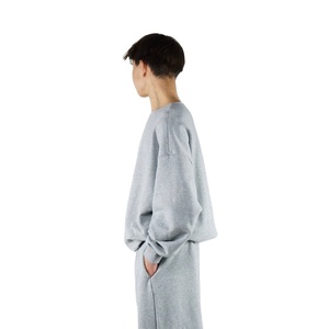เสื้อสเวตเชิ้ตผู้ชายแบบสวมใส่สบาย ตัดเย็บตามสั่ง ทรงโอเวอร์ไซส์ ผ้าฝ้ายฟลีซเนื้อนุ่ม ราคาพิเศษสำหรับ OEM - Product Image 2