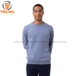 เสื้อสเวตเตอร์แบบสวมศีรษะของผู้ชายเสื้อสเวตเตอร์คอตตอน100% กันหดมีเอกลักษณ์เฉพาะตัว - Product Image 4