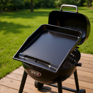 Plancha de hierro fundido negra SPIRIT de 31.5x44.5cm para Weber Serie 300, para planchas y sartenes de asar - Product Image 3