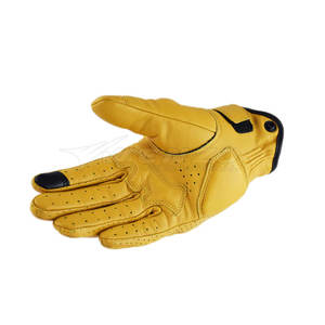 Guantes de Motociclismo de Cuero Vacuno Genuino - Alta Calidad, Resistentes al Calor, Duraderos y Transpirables, Sin Silicona - Product Image 4