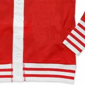 Cárdigan de Punto de Moda Otoño/Invierno para Mujer con Diseño de Patchwork, Estampado Luminoso Antiarrugas, Bordado, Estilo Universitario - Product Image 6