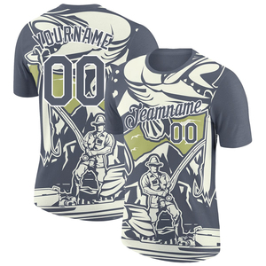 เสื้อตกปลาแขนสั้นสำหรับผู้ชายแห้งเร็วเสื้อลายพรางระบายอากาศได้ดีเสื้อสำหรับกิจกรรมกลางแจ้งมีขนาดพิเศษถึง50เท่า - Product Image 2