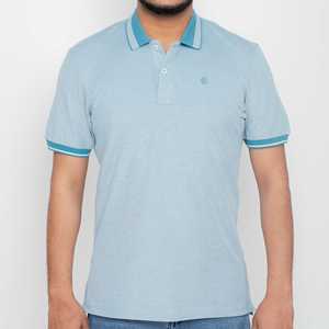 Polo de hombre estampado personalizado de nuevo diseño de calidad superior 65% algodón, 35% poliéster de Bangladesh - Product Image 6