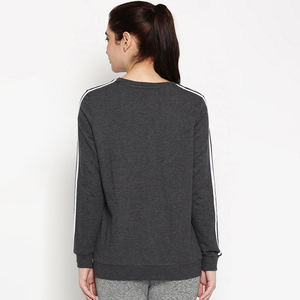 Jersey de algodón de alta calidad para mujer, sudadera de manga larga con estampado de logotipo personalizado en la parte delantera estilo Y2K, patrón a cuadros, tela de 200-300g para - Product Image 5