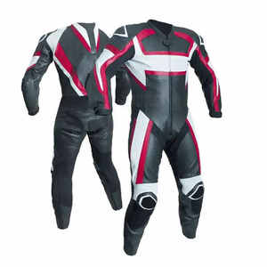 Trajes de moto de carreras personalizados de alta calidad para hombres, resistente al agua, nuevo estilo, chaqueta y trajes de moto de cuero genuino - Product Image 6