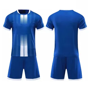 Custom logo high quality plain soccer uniform set comfortable quick dry soccer uniform set