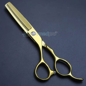 Ciseaux de barbier professionnels plaqués or, ciseaux à cheveux pour barbiers, ciseaux à cheveux plaqués or - Product Image 6