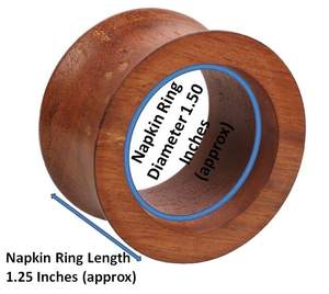 Ronds de serviette en bois massif de haute qualité Design moderne Respectueux de l'environnement et durable Stocké Meilleur exportateur en Inde pour les mariages - Product Image 4
