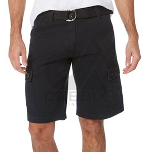 Marque privée Short cargo décontracté multi-poches couleur unie pour homme à vendre - Product Image 2