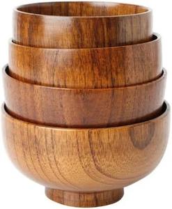 Tazón de Servir Artesanal Moderno, Ecológico y Pulido de Bambú Natural - Product Image 6