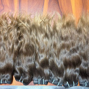 Extensiones de Cabello Virgen Remy Indio, 1B 4 30 Colores, Liso y Ondulado, Cabello Natural 100% Humano, Doble Trama a Máquina, Alta Calidad, 100g - Product Image 1