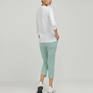 Camisetas de manga larga para mujer de moda informal de algodón 100% de alta calidad/camisas de manga larga para mujer de talla grande al por mayor de todas las tallas - Product Image 2