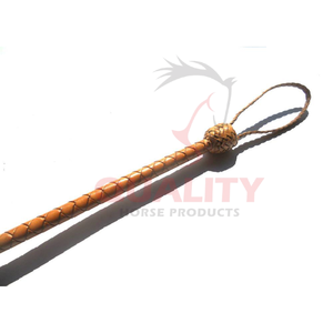 Fouets de cheval de bonne qualité Fouet de cheval d'entraînement équestre Performance de scène avec poignée en cuir PU avec prix bon marché à vendre - Product Image 4