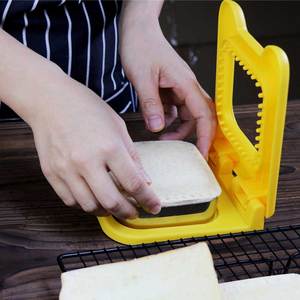Nouveau coupe-sandwich carré en plastique pour enfants, sans croûte, en forme d'ours, pour faire des toasts sans croûte - Product Image 2