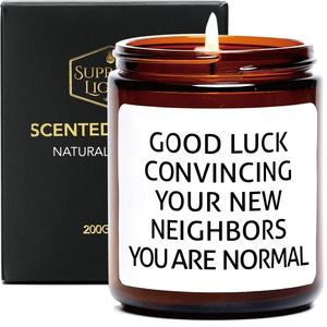 Strong Scented <b>Long</b> <b>Lasting</b> Aromatherapy Soy <b>Candle</b> with Essential Oil - Product Image 3