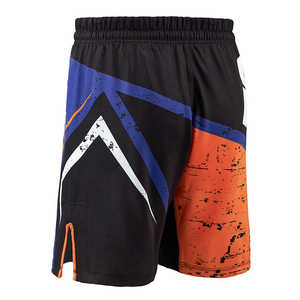 Short de MMA Green Hill MMS-3851 en polyester extensible et élasthanne, vêtements de sport, sublimation, boxe, arts martiaux, avec logo brodé - Product Image 6