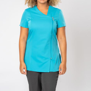 Tenues médicales de beauté, ensembles de blouses, uniformes personnalisés avec logo, uniformes à manches courtes, tuniques en gros, uniformes de spa, uniformes de salon de beauté - Product Image 4