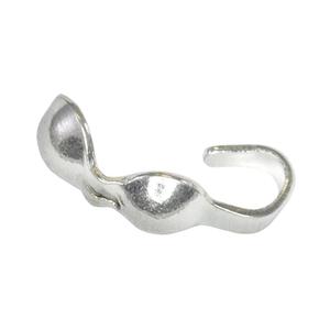 Clips d'extrémité en argent 925 1mm composant en argent sterling 925 pour la fabrication de bijoux en argent sterling - Product Image 3