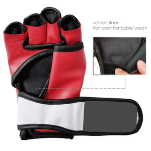 Meilleure vente de gants de MMA imprimés de bonne qualité en cuir PU fabriqués en usine pour la vente en ligne à un prix abordable - Product Image 6