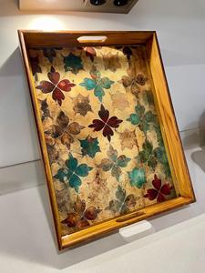 Plateau de service en bois MDF avec revêtement émaillé, design, hôtels et restaurants, articles de cuisine, plateau de table, haute qualité - Product Image 4