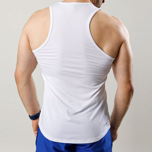 Camiseta sin Mangas para Hombre, de Alta Calidad, Ajuste Holgado, Tejida, para Gimnasio, Fitness, Estilo Casual - Product Image 2