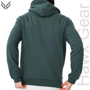 Sudaderas con capucha de lana ligera para hombre del fabricante, capucha de invierno forrada de color sólido con técnica teñida lisa, bajo MOQ - Product Image 3